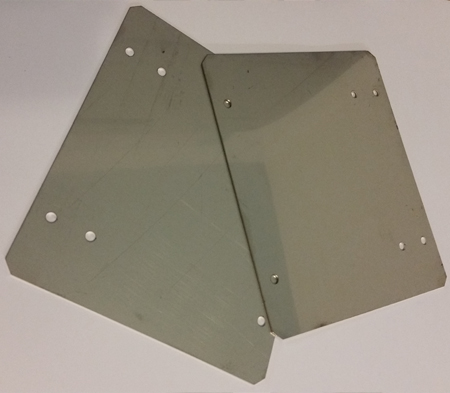 Stainless steel plates for HHO cell 140x160mm