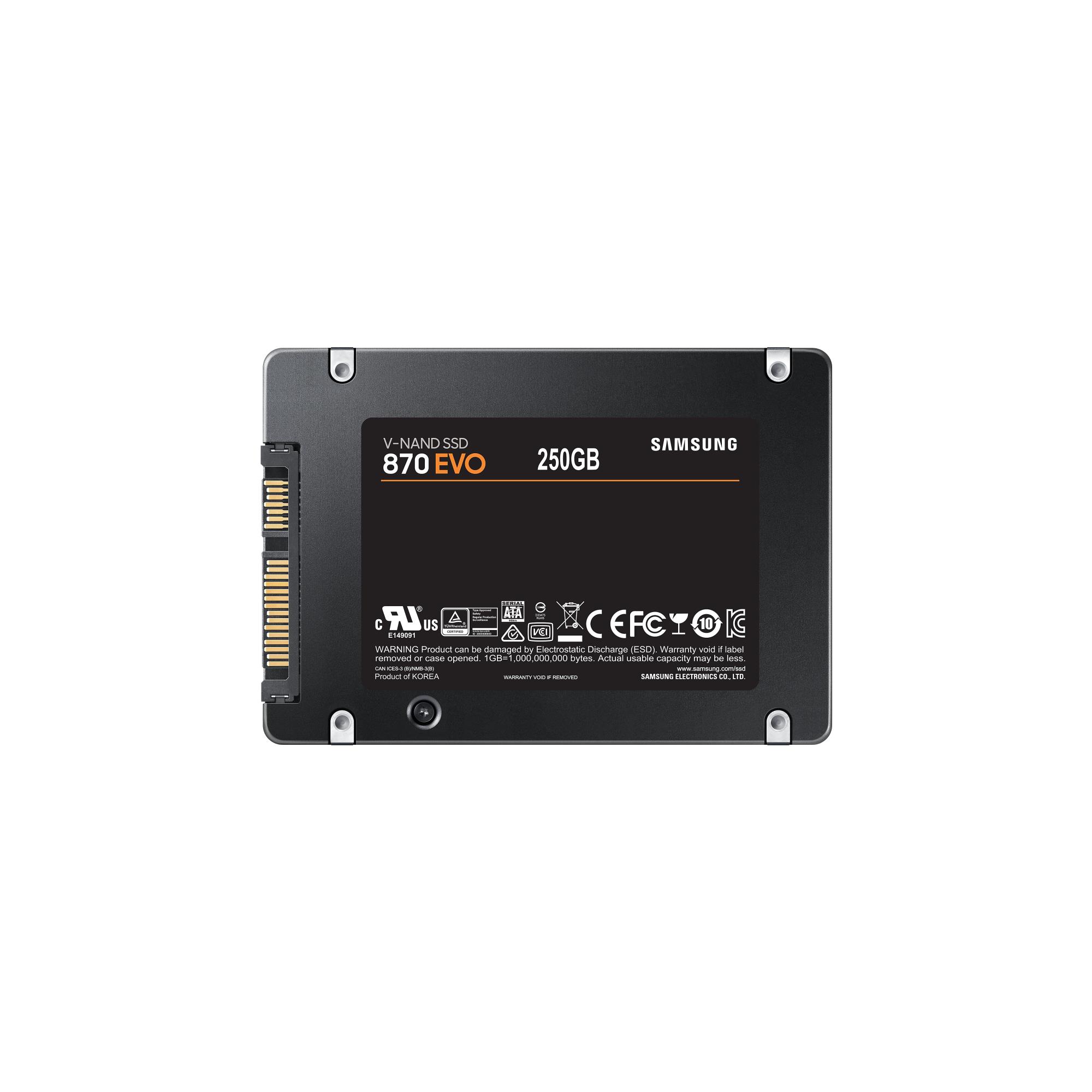 SSD 256GB SAMSUNG 870 EVO MZ-77E250B