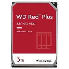 HDD|WESTERN DIGITAL|Red Plus|3TB|SATA 3.0|128 MB|5400 rpm|3,5