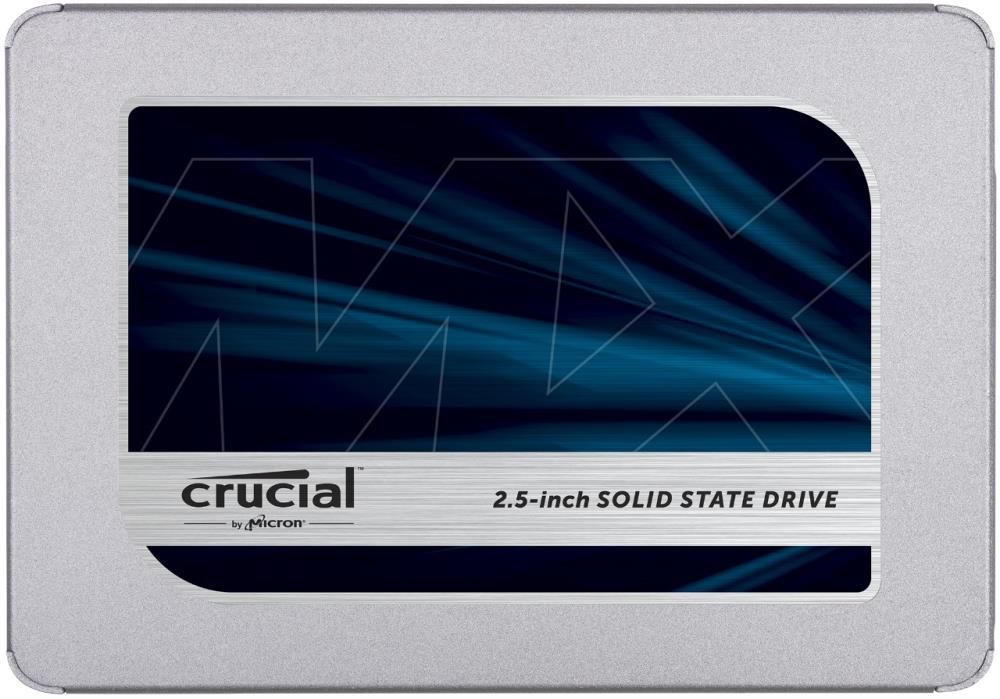 SSD|CRUCIAL|MX500|500GB|SATA 3.0|TLC|Write speed 510 MBytes/sec|Read speed 560 MBytes/sec|2,5