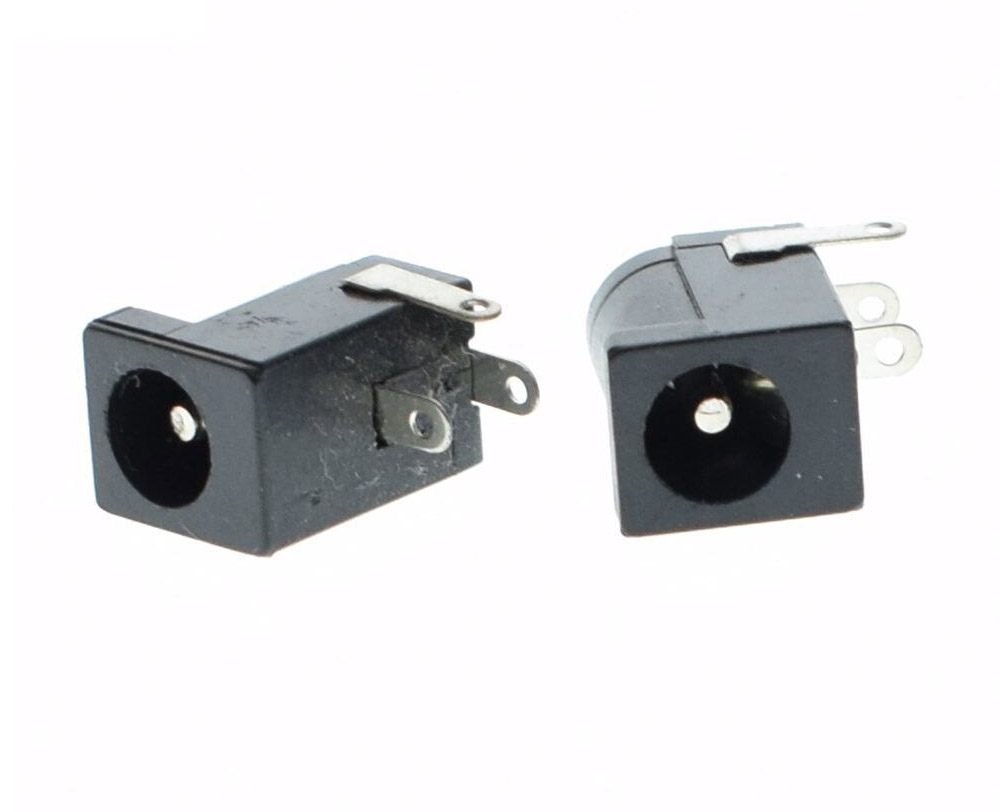 konektors DC  5.5mm 2.1mm Flat Head Power Female Plug 5.5x2.1MM