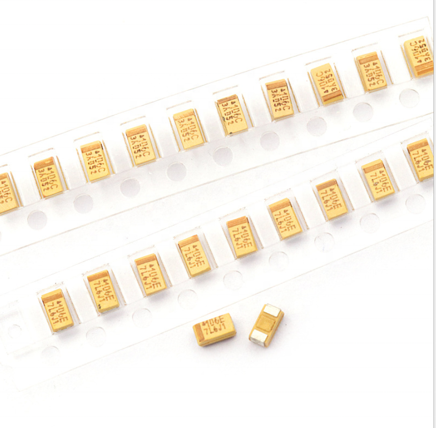 Kondensators 6.3V 100UF 107J 10gab. tantalum capacitor (1985)