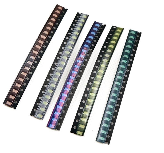 1206 SMD Gaismas Diodes 5 krāsas x 20gab. (100gab.) (1986)