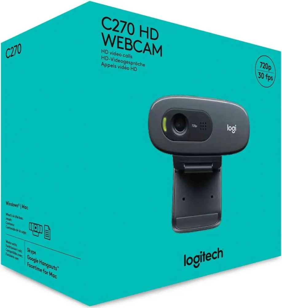 CAMERA WEBCAM HD C270/960-001063 LOGITECH