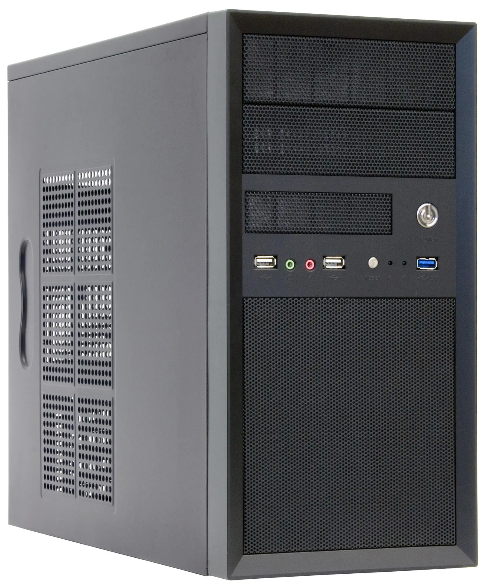Case|CHIEFTEC|MiniTower|MicroATX|Colour Black|CT-01B-OP