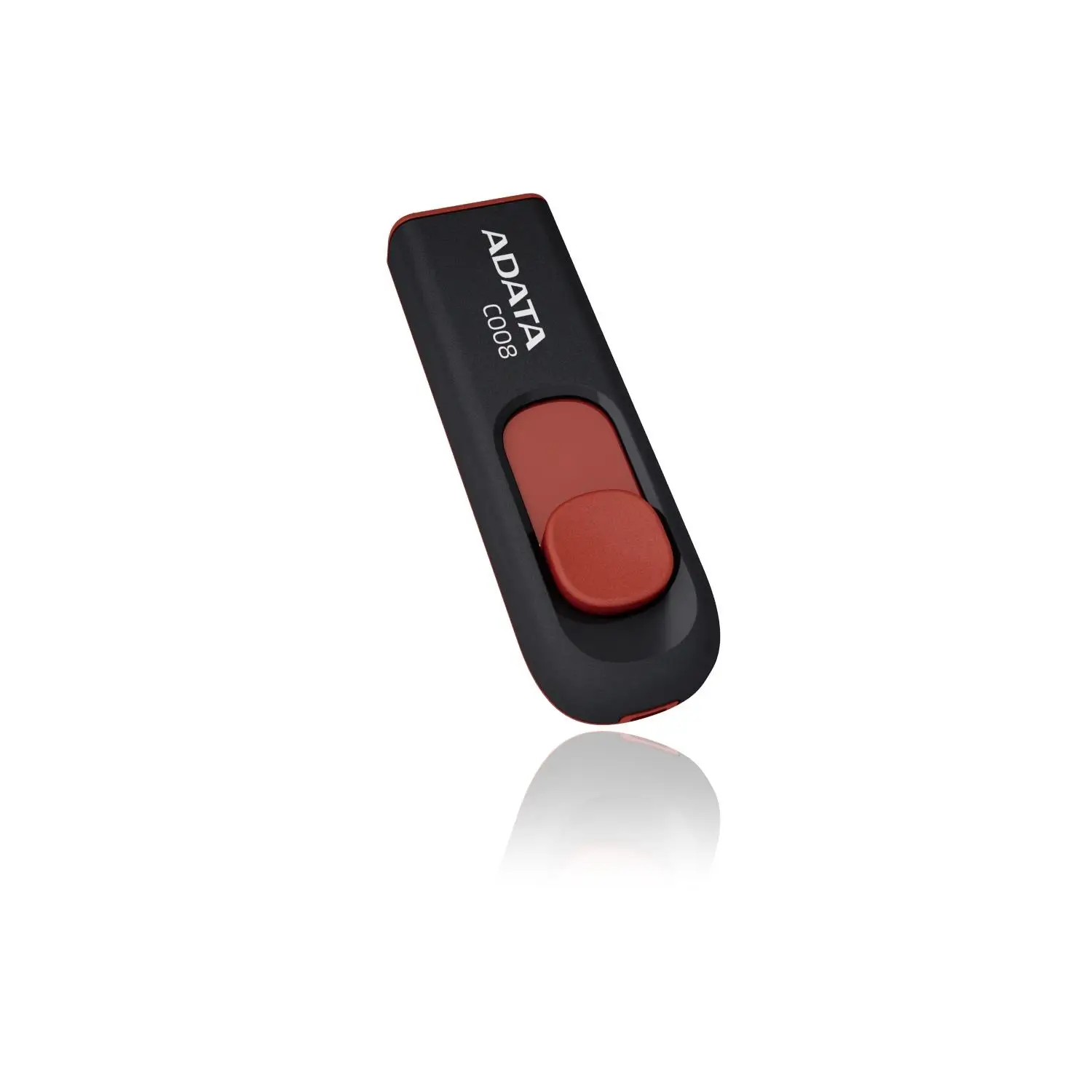 MEMORY DRIVE FLASH USB2 64GB/BLACK/RED AC008-64G-RKD ADATA