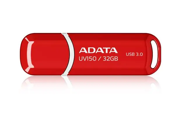 MEMORY DRIVE FLASH USB3.1 32GB/RED AUV150-32G-RRD ADATA