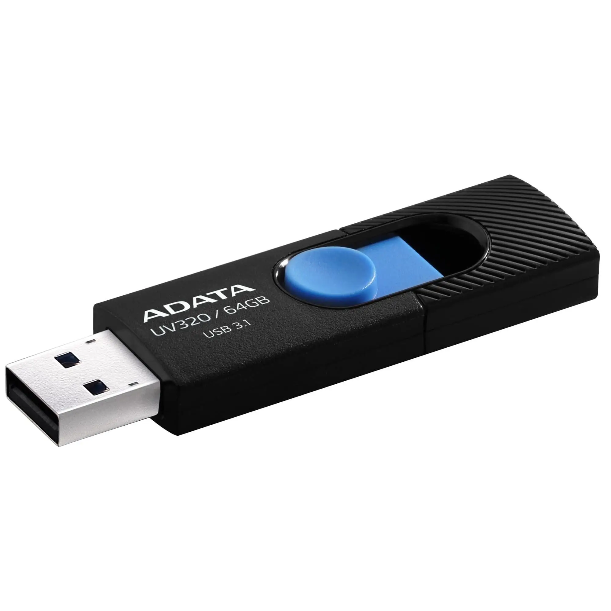 MEMORY DRIVE FLASH USB3.1 64GB/BLACK AUV320-64G-RBKBL ADATA