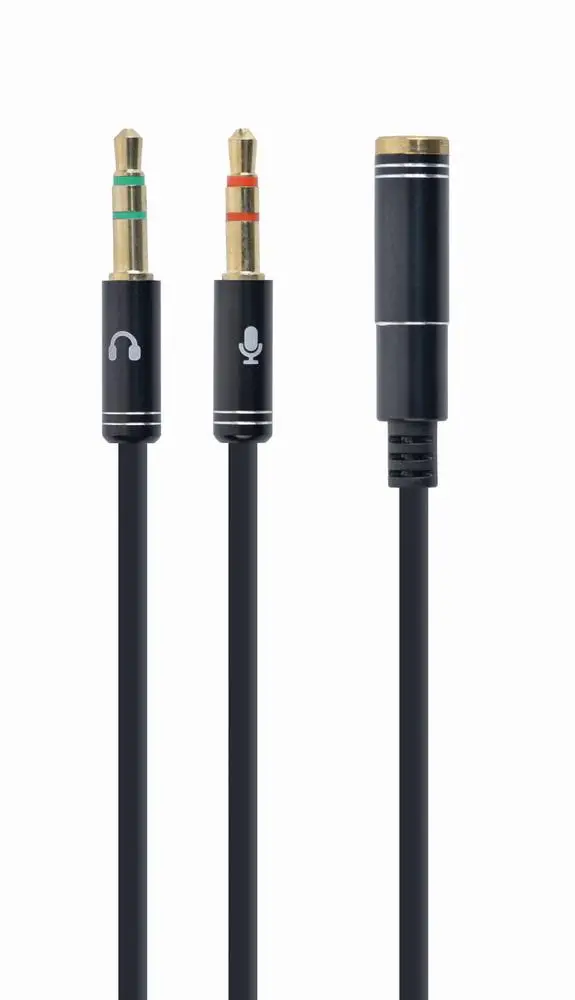 CABLE AUDIO 3.5MM SOCKET TO/2X3.5MM PLUG CCA-418M GEMBIRD