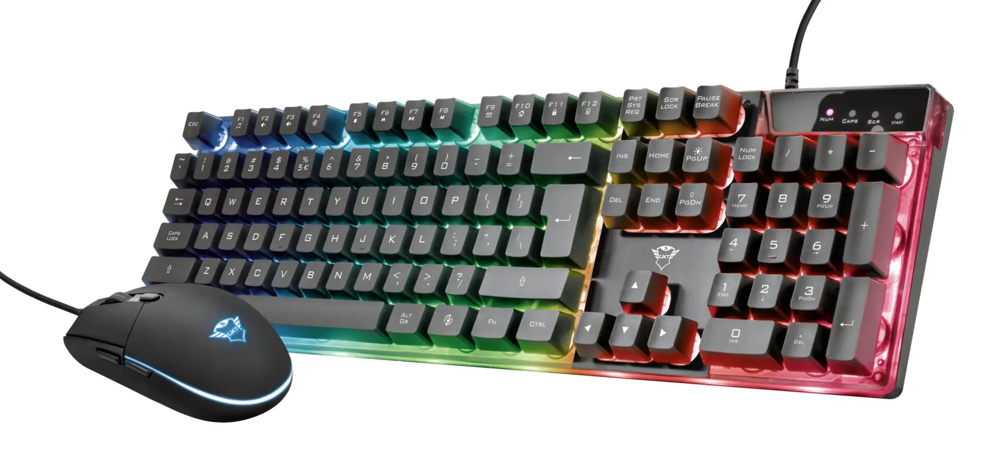 KEYBOARD +MOUSE OPT. GXT 838/AZOR 23289 TRUST