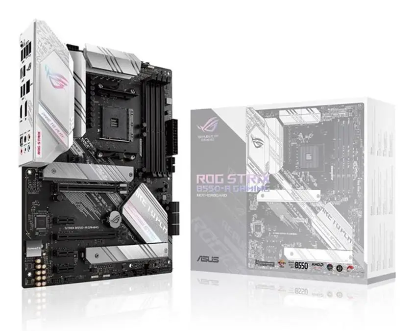 Mainboard|ASUS|AMD B550|SAM4|ATX|3xPCI-Express 3.0 1x|1xPCI-Express 3.0 4x|1xPCI-Express 4.0 16x|2xM.2|Memory DDR4|Memory slots 4|1xHDMI|1xDisplayPort|2xAudio-In|3xAudio-Out|2xUSB 2.0|1xUSB type C|5xUSB 3.2|1xOptical S/PDIF|1xRJ45|ROGSTRIXB550-AGAMING