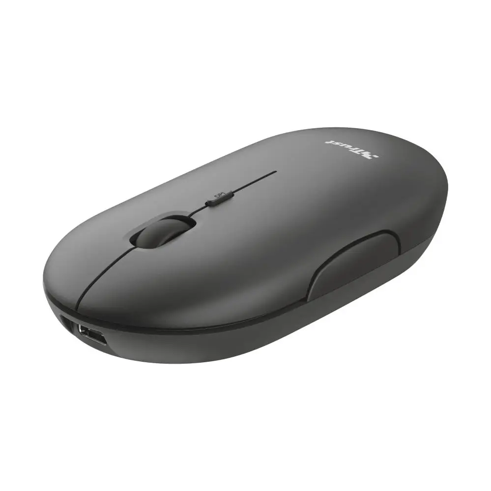 MOUSE USB OPTICAL WRL/PUCK RECHARGEABLE 24059 TRUST