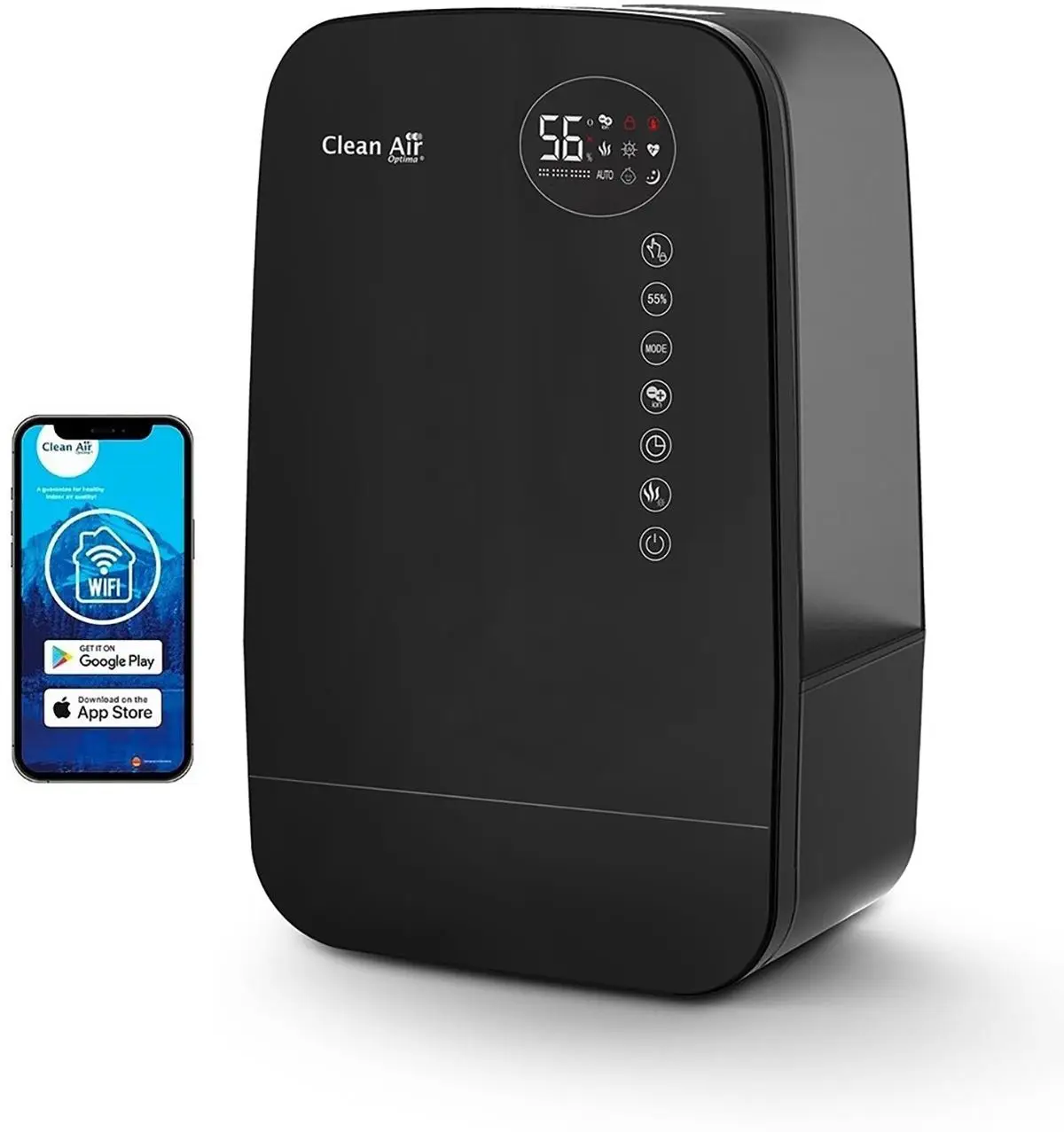 HUMIDIFIER WITH IONIZER/CA-607B CLEAN AIR OPTIMA