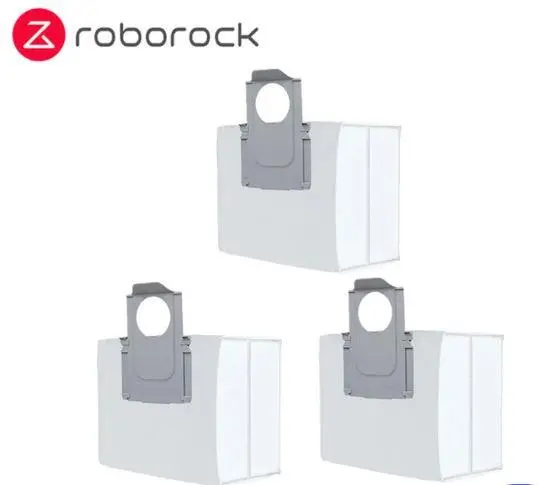 Vacuum Cleaner Accessory|ROBOROCK|Disposable Dust Bag 3pcs|White|For OC0/Q70+/Q70 Max+/OC5/Q75+/Q75 Max+/Q55+/O35/S75 MaxV Ultra/S70 Pro Ultra/S80 Pro Ultra/S85 Pro Ultra/OC0-D/S80+/Q80 Max+/OC5-D/S85+/Q85 Max+/Q55 Pro+/S70 Max Ultra/S75 Max Ultra/Q55 Max