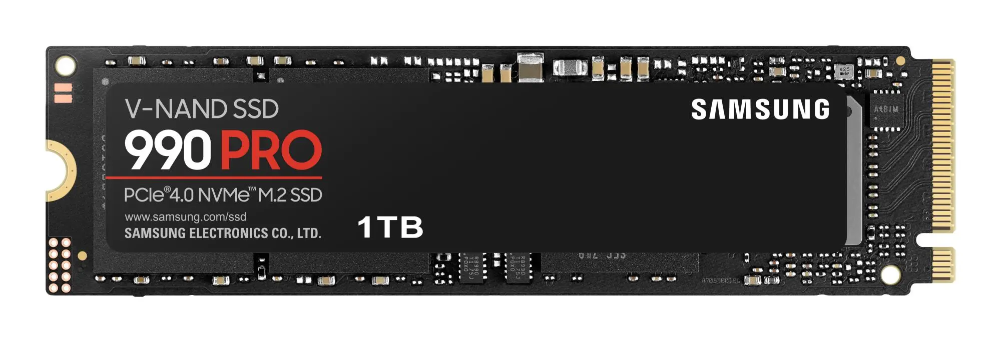 SSD|SAMSUNG|990 PRO|1TB|M.2|PCIE|NVMe|MLC|Write speed 6900 MBytes/sec|Read speed 7450 MBytes/sec|2.3mm|TBW 600 TB|MTBF 1500000 hours|MZ-V9P1T0BW