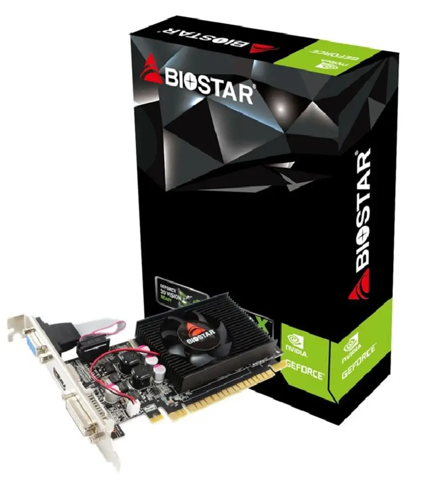Graphics Card|BIOSTAR|NVIDIA GeForce 210|1 GB|DDR3|64 bit|PCIE