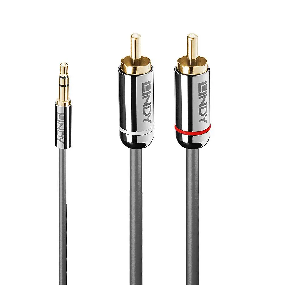 CABLE AUDIO 3.5MM TO PHONO/0.5M 35332 LINDY