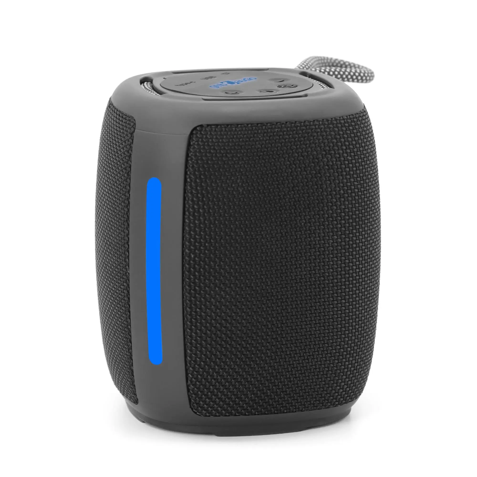 Portable Speaker|GEMBIRD|Black|Portable/Wireless|1xUSB-C|Bluetooth|SPK-BT-LED-03-BK