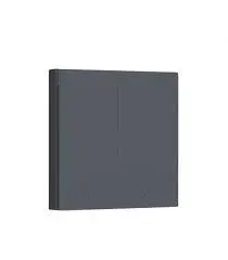 SMART HOME WIRED SWITCH DOUBLE/GREY WS-EUK02-G AQARA