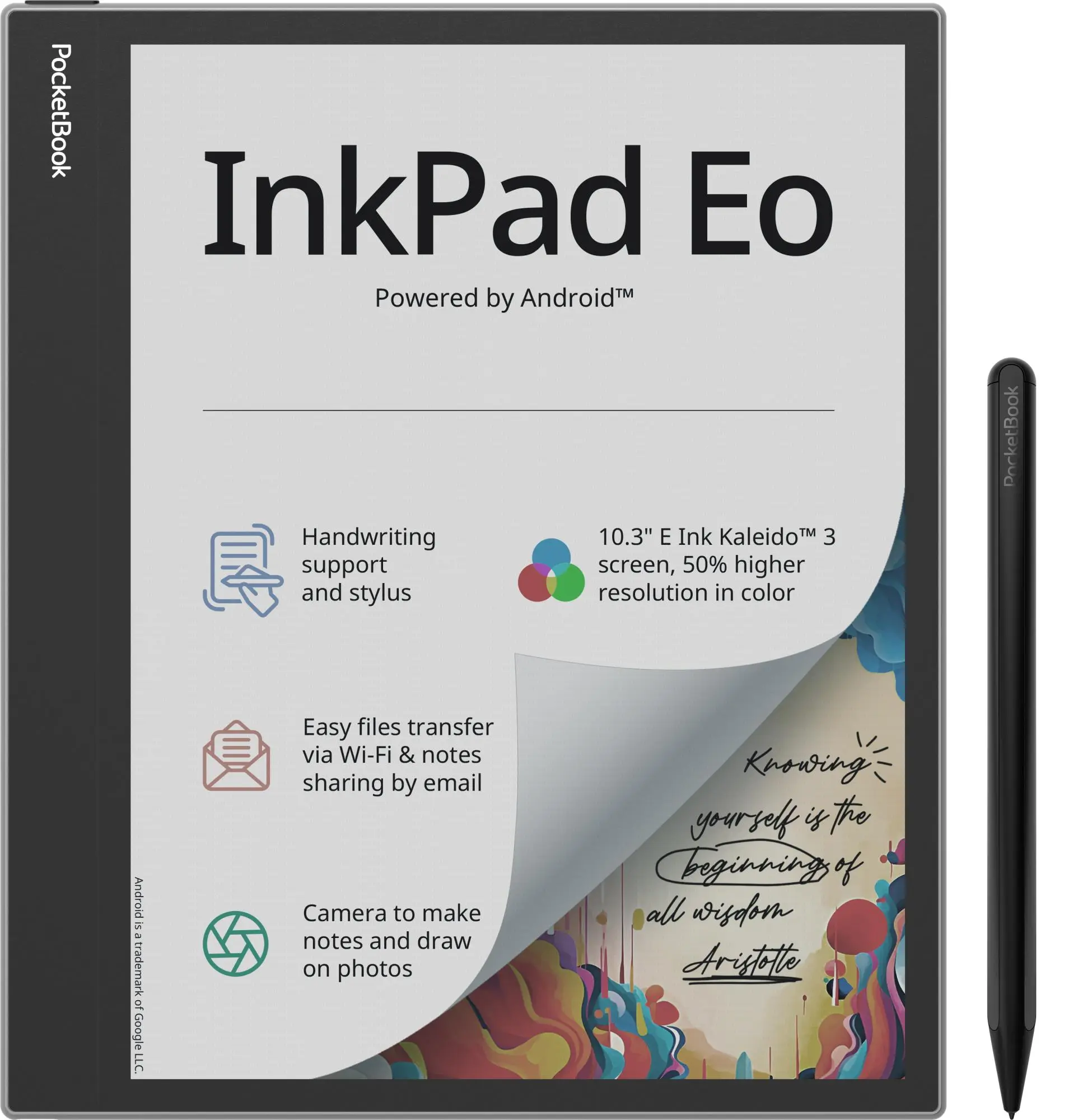 E-Reader|POCKETBOOK|InkPad Eo|10.3"|2480 x 1860|1xUSB-C|1xMicroSD