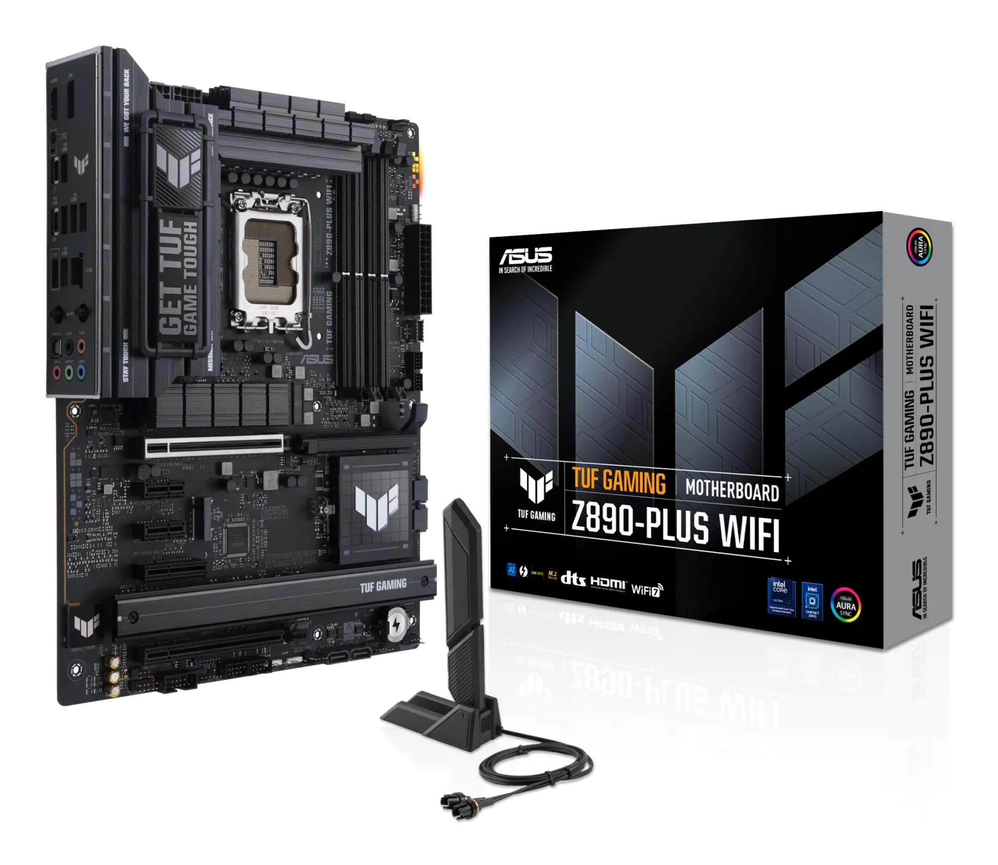 Mainboard|ASUS|Intel Z890|LGA1851|ATX|Memory DDR5|Memory slots 4|2xPCI-Express 4.0 1x|1xPCI-Express 4.0 4x	|1xPCI-Express 4.0 16x|1xPCI-Express 5.0 16x|4xM.2|1xHDMI|1xDisplayPort|3xUSB 3.0|3xUSB 3.1|1xUSB-C|1xUSB-C w/Thunderbolt|1xOptical S/PDIF|1xRJ45|5x