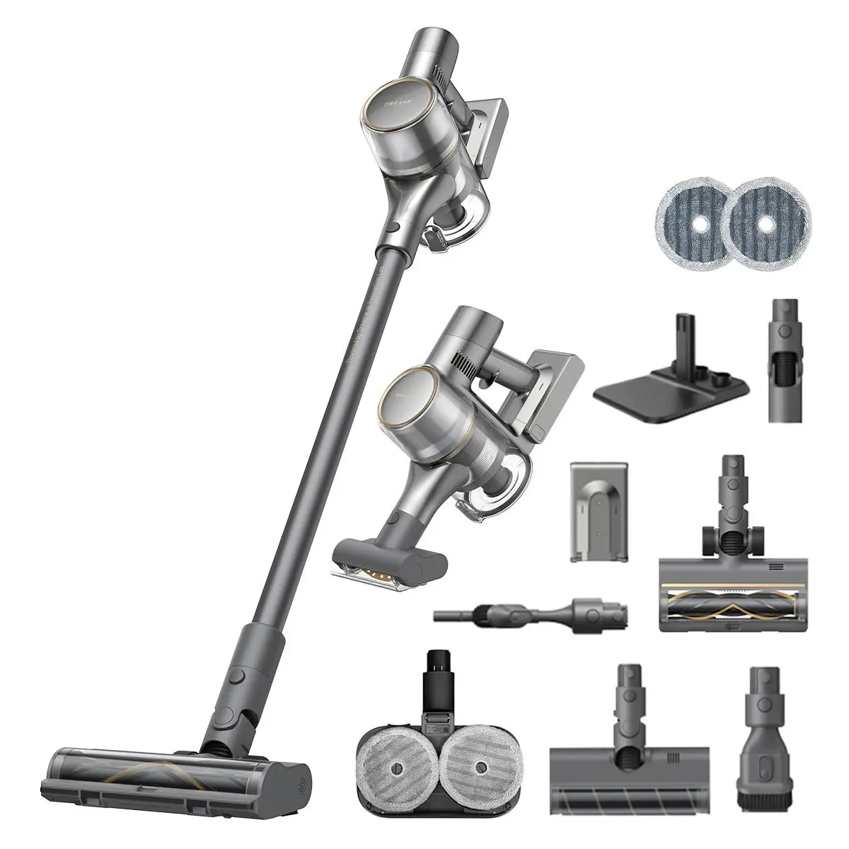 Vacuum Cleaner|DREAME|R20 Aqua|Upright/Wet/dry/Cordless/Bagless|570 Watts|Suction power 190 AW|Capacity 0.6 l|Weight 1.76 kg|VTV21A