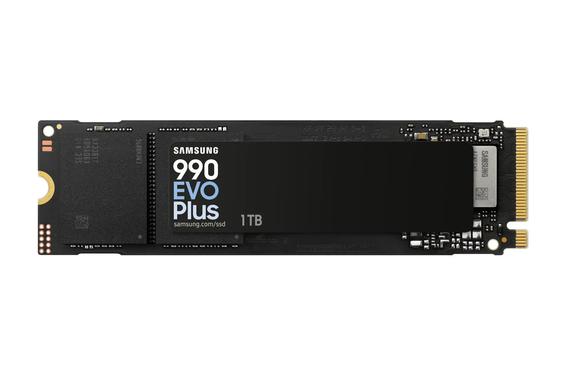 SSD|SAMSUNG|990 EVO Plus|1TB|M.2|PCIe Gen5|NVMe|TLC|Write speed 6300 MBytes/sec|Read speed 7150 MBytes/sec|2.38mm|TBW 1200 TB|MZ-V9S1T0BW