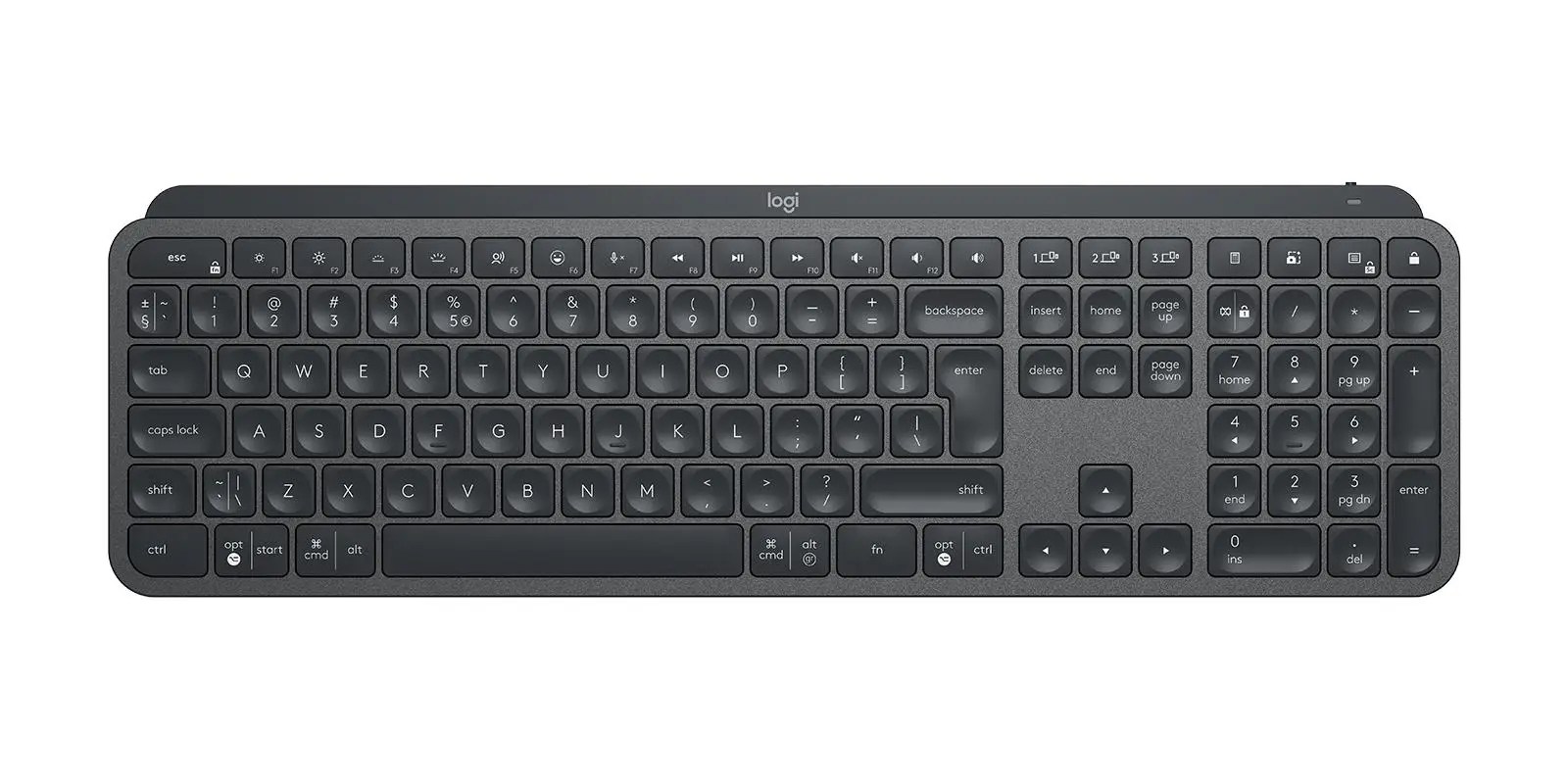 KEYBOARD WRL MX KEYS MASTER/GRAPHITE 920-010251 LOGITECH