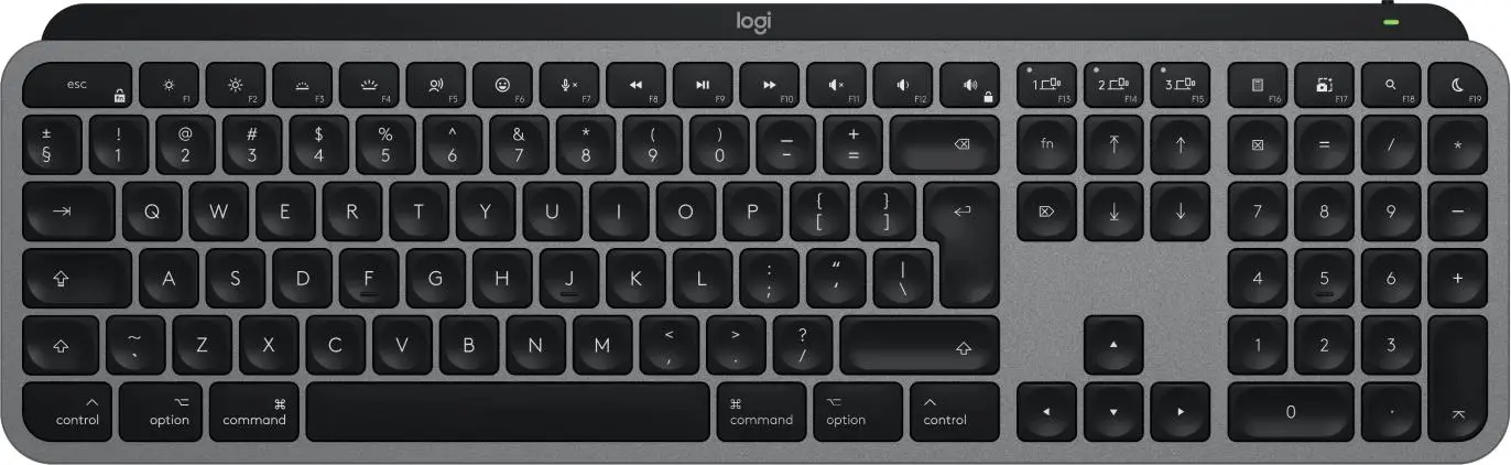 KEYBOARD WRL MX KEYS S MAC/SPACE GREY 920-011637 LOGITECH