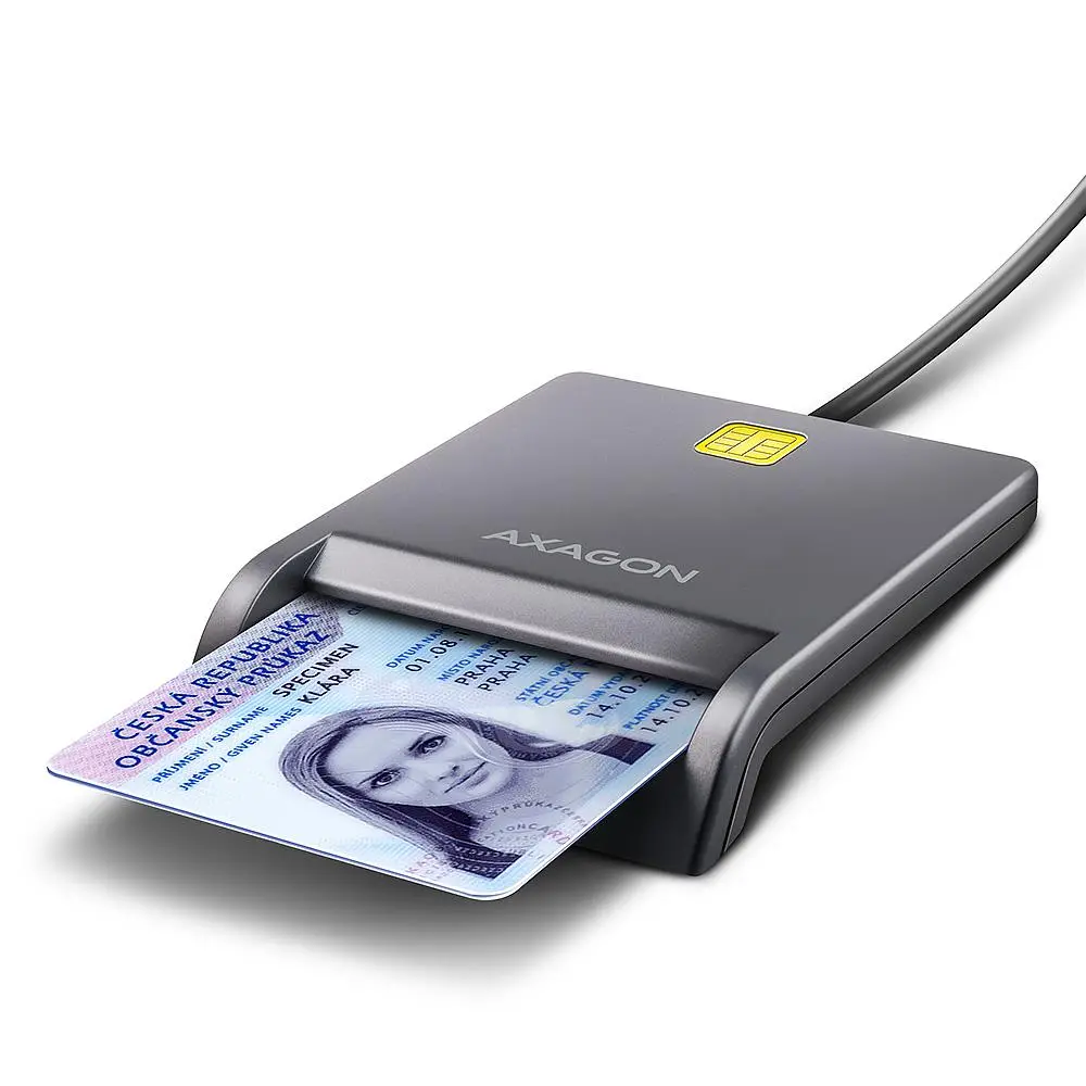 CARD READER FLAT SMARTCARD/ID/USB2.0 1