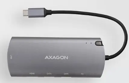 I/O HUB USB-C 6IN1 SATA M.2/0.18M HMC-6M2 AXAGON