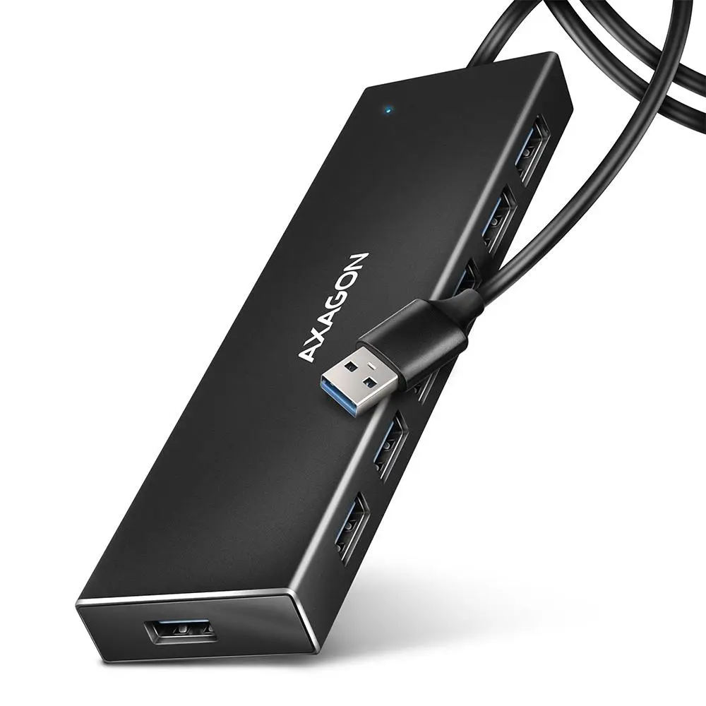 I/O HUB USB3.2 7PORT FLAT/1M HUE-F7A AXAGON