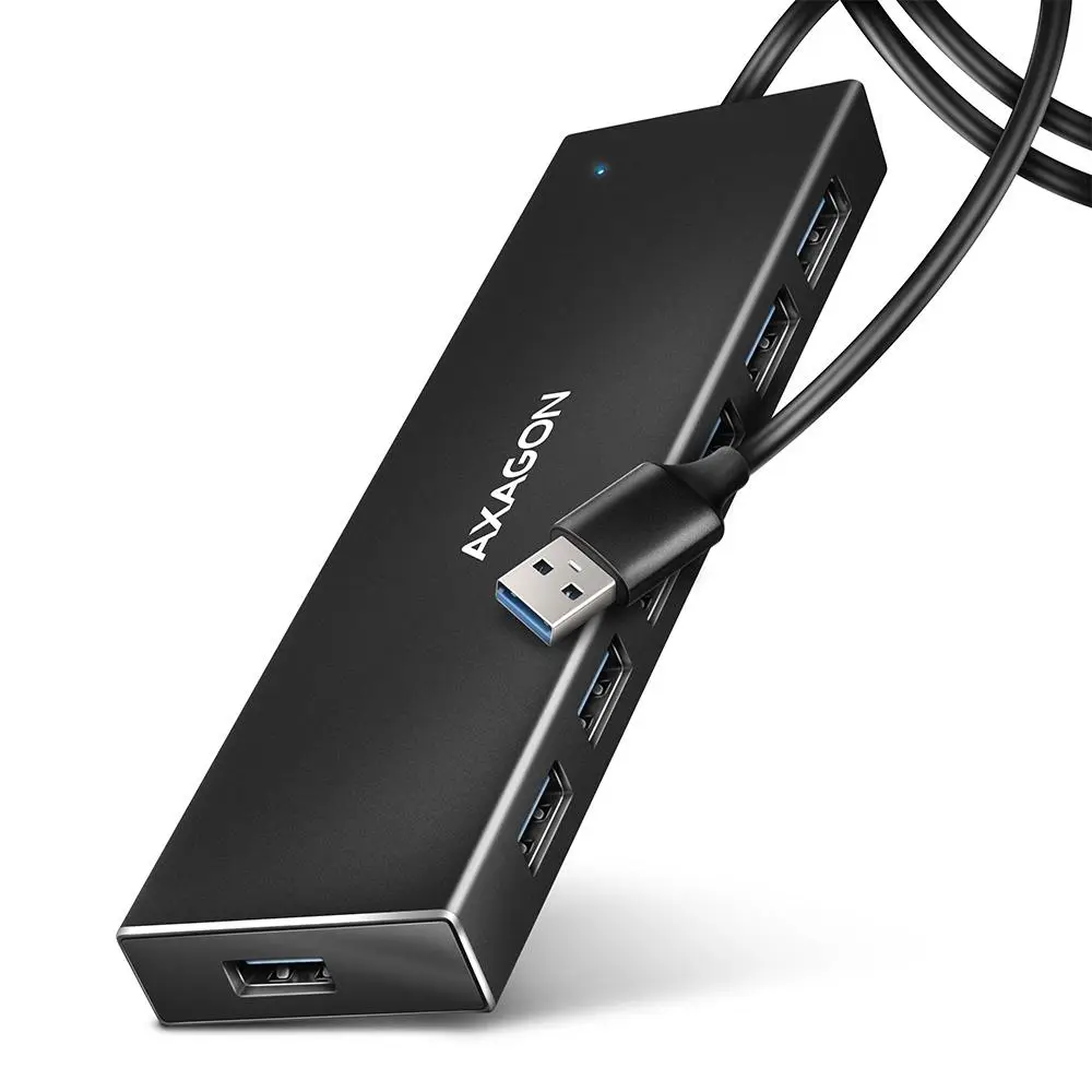 I/O HUB USB3.2 7PORT FLAT/1M HUE-F7A AXAGON