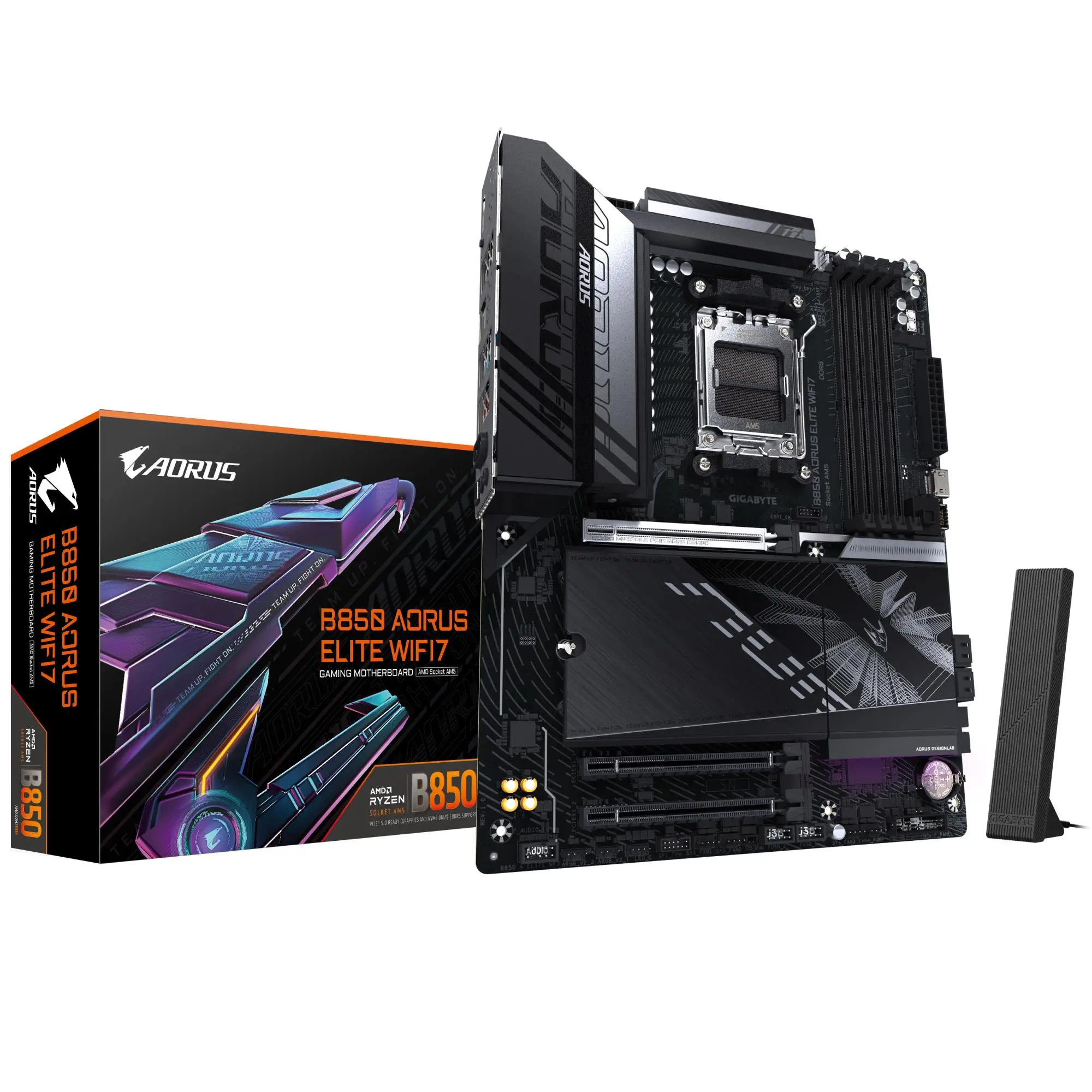 Mainboard|GIGABYTE|AMD B850|Socket AM5|ATX|RAM DDR5-SDRAM|4xSlots|Wi-Fi Yes|Bluetooth Yes|3xNumber of M.2 (M) slots|B850 A ELITE WF7|B850AELITEWF71.1