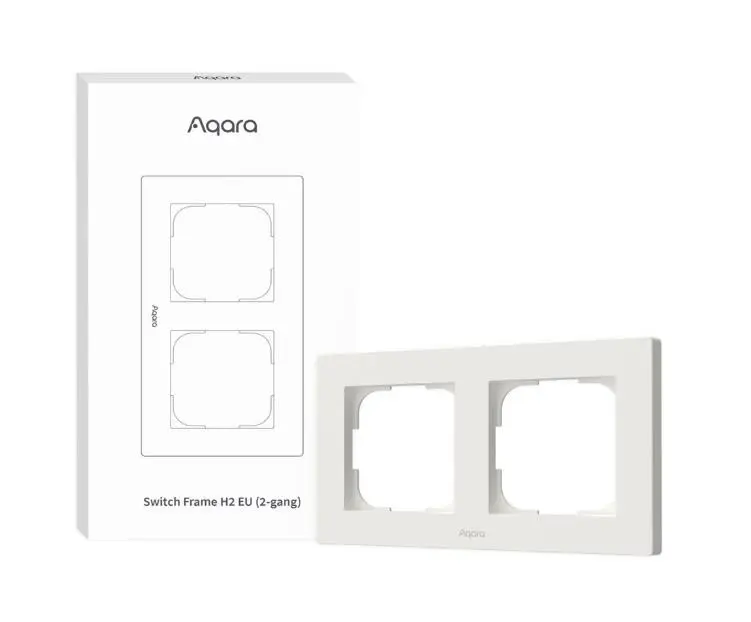 SMART SWITCH FRAME H2 (2-GANG)/WHITE FE-X01D-W AQARA