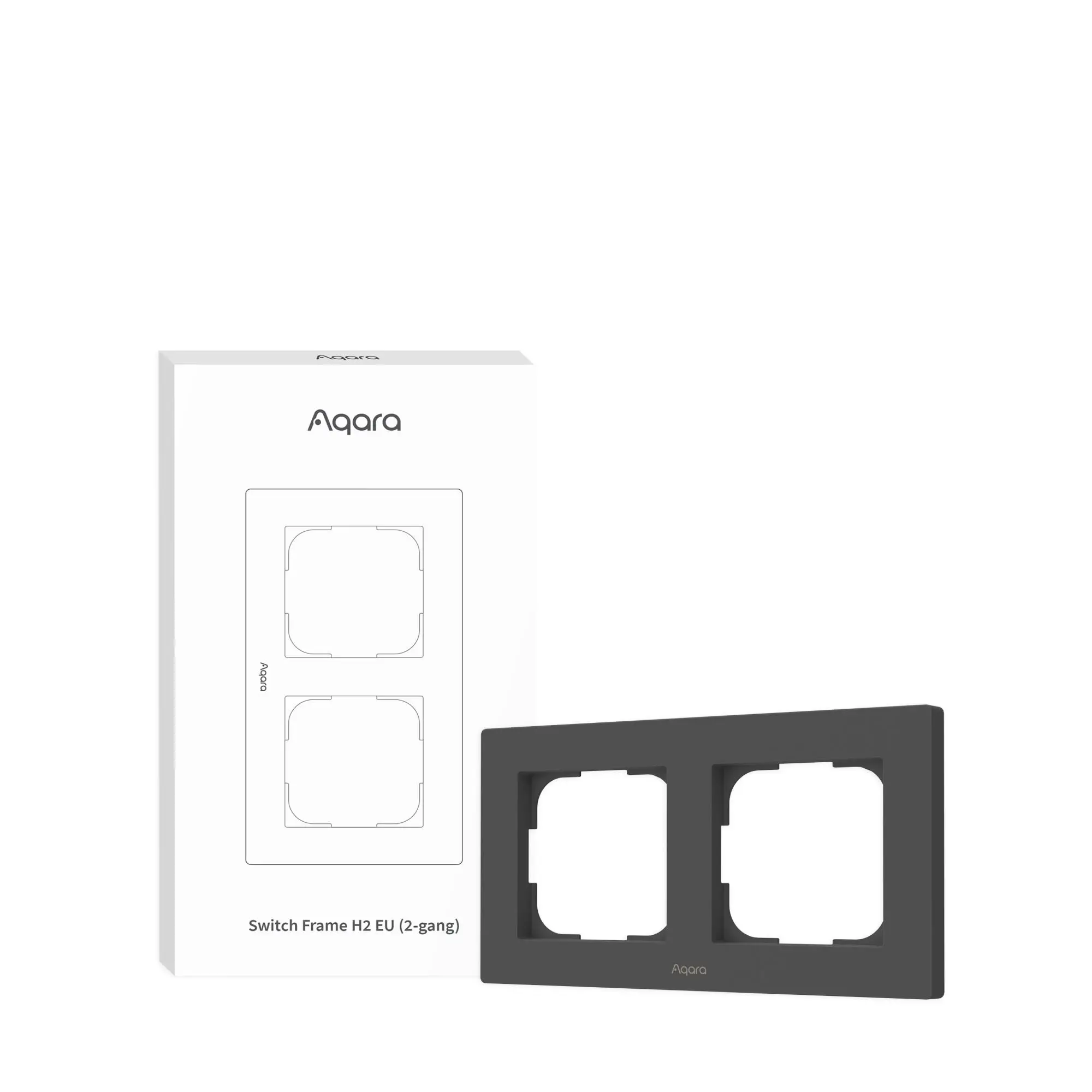 SMART SWITCH FRAME H2 (2-GANG)/GRAY FE-X01D-G