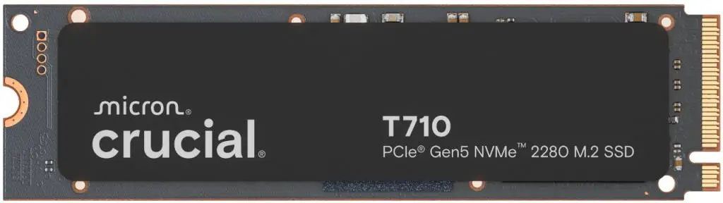 SSD|CRUCIAL|T710|4TB|M.2|PCIe Gen5|NVMe|Write speed 13800 MBytes/sec|Read speed 14500 MBytes/sec|TBW 2400 TB|CT4000T710SSD8