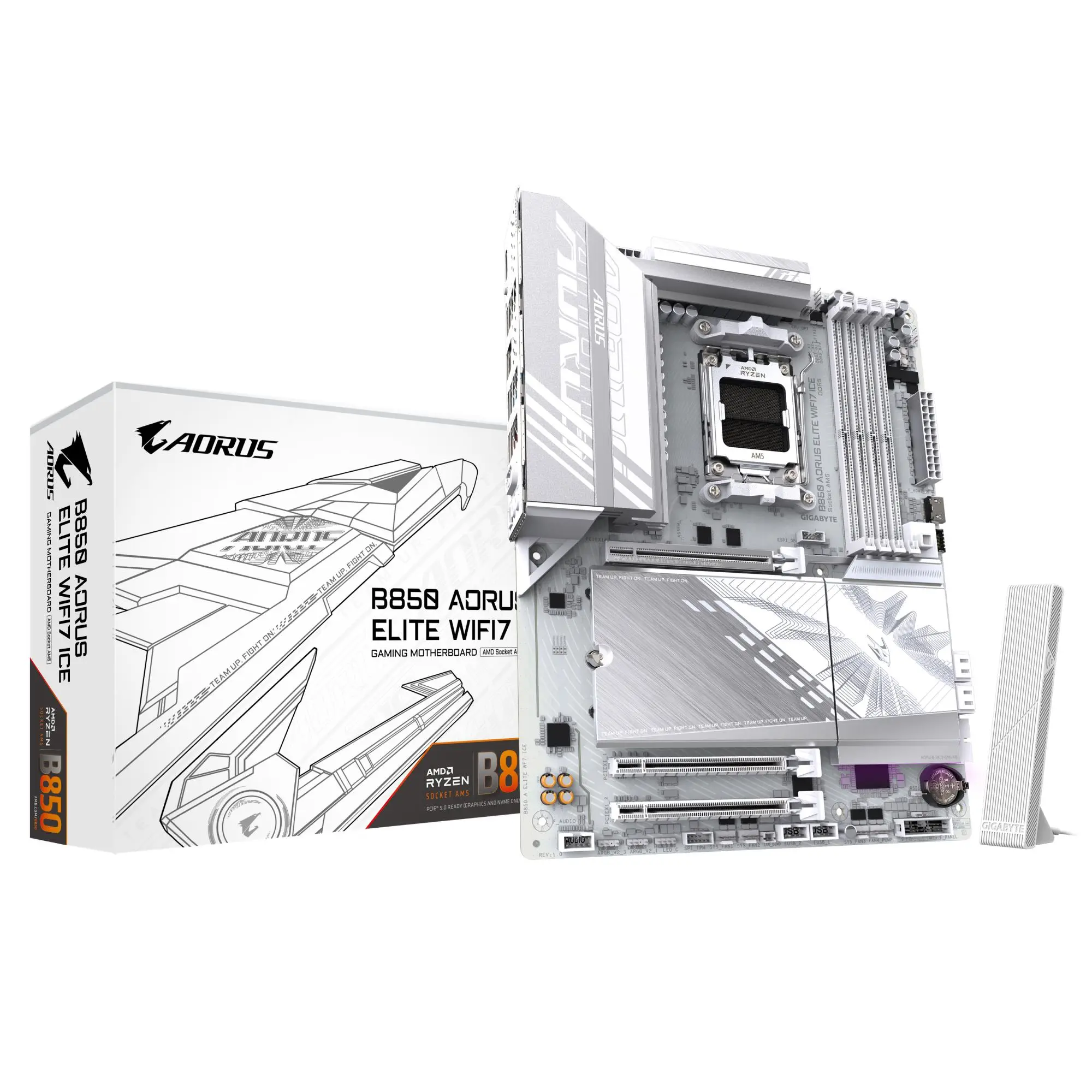 Mainboard|GIGABYTE|AMD B850|SAM5|ATX|Memory DDR5|B850AELITEWF7ICE1.1