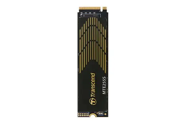 SSD|TRANSCEND|1TB|PCIe Gen4|NVMe|NAND flash technology 3D NAND|Write speed 5200 MBytes/sec|Read speed 7400 MBytes/sec|Form Factor M.2|TBW 600 TB|MTBF 200000 hours|TS1TMTE255S