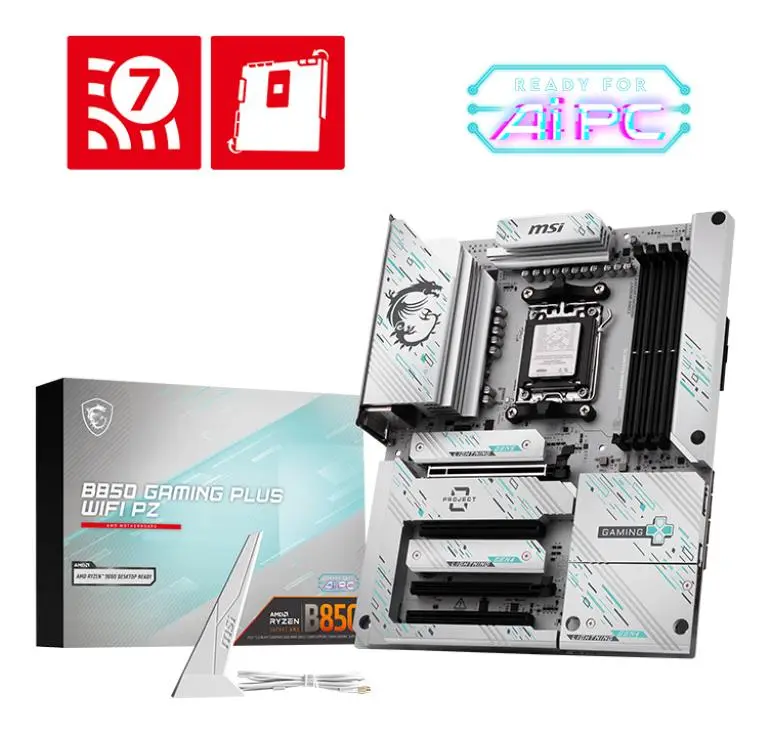 Mainboard|MSI|AMD B850|SAM5|ATX|Memory DDR5|Memory slots 4|B850GAMINGPLUSWIFIPZ