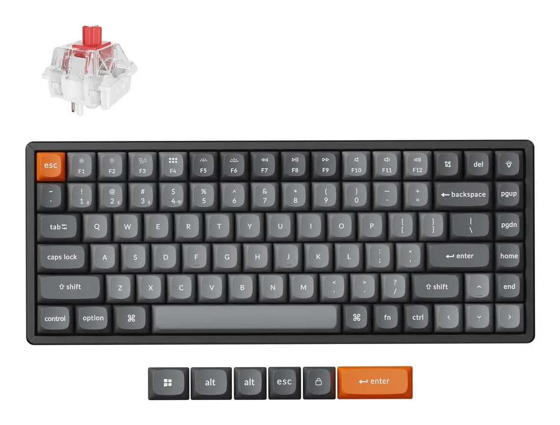 KEYBOARD WRL K2 MAX RGB/BLACK K2M-J1 KEYCHRON
