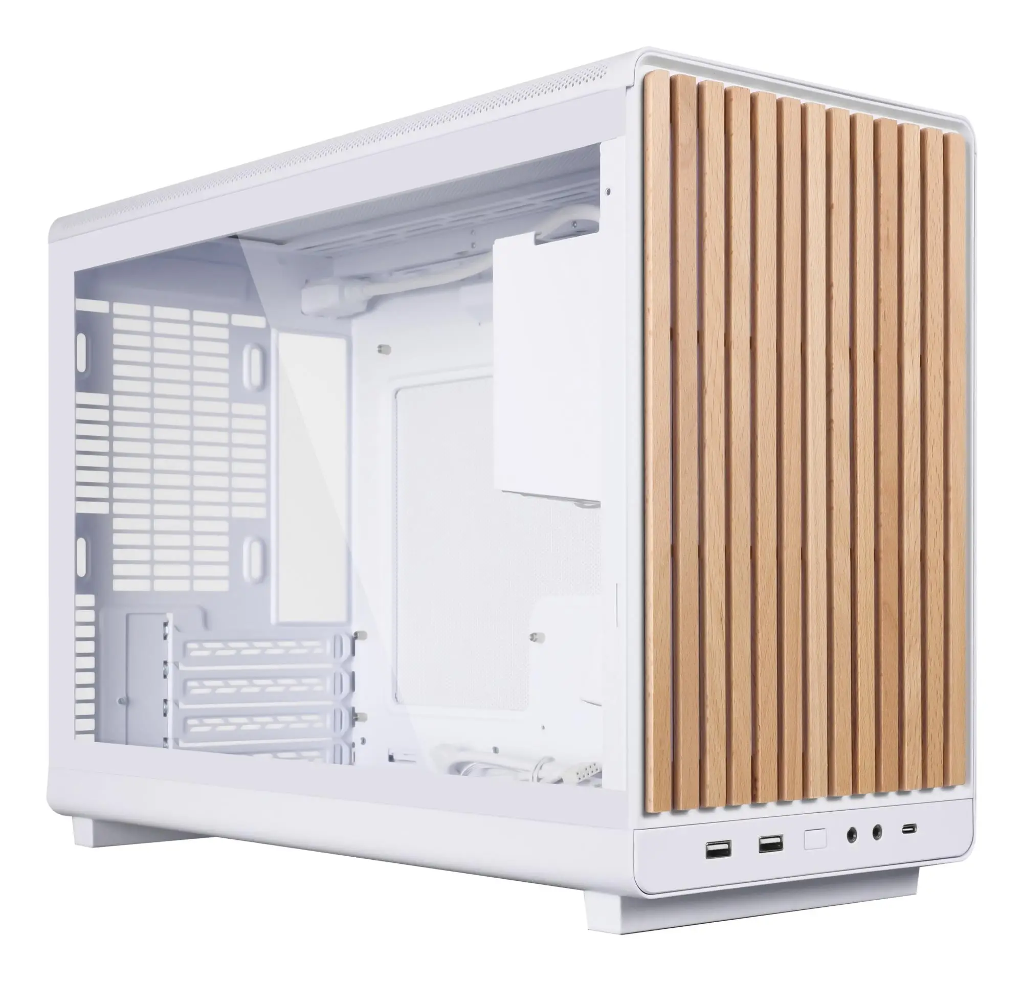 Case|LIAN LI|micro ATX/Micro-ITX|White/Wood|Micro Tower|PC|Lian Li A3 mATX / ITX Glass Edition White (G99.A3W-WDG.00)|G99.A3W-WDG.00