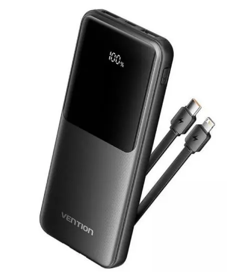 POWER BANK USB 10000MAH 22.5W/BLACK FHOB0 VENTION