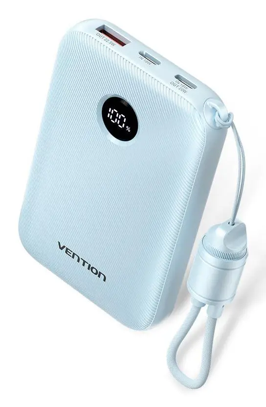 POWER BANK USB 10000MAH 22.5W/BLUE FKAL0-C VENTION