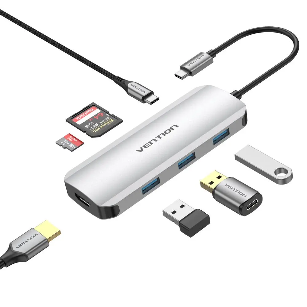 NB ACC DOCKING STATION 7IN1/USB-C 0.15M TOJHB VENTION