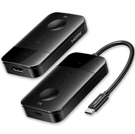 I/O VIDEO TRANSMITTER/RECEIVER/HDMI/USB-C ADOBB VENTION