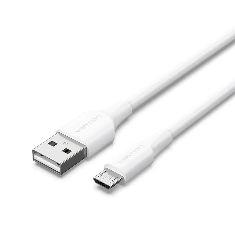 CABLE USB2.0 TO MICRO-B/1M WHITE CTIWF VENTION