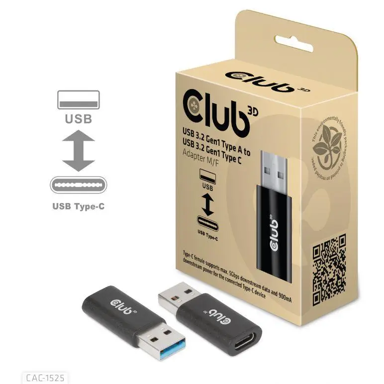 I/O ADAPTER USB3.2 TO USB-C/M/F CAC-1525 CLUB3D