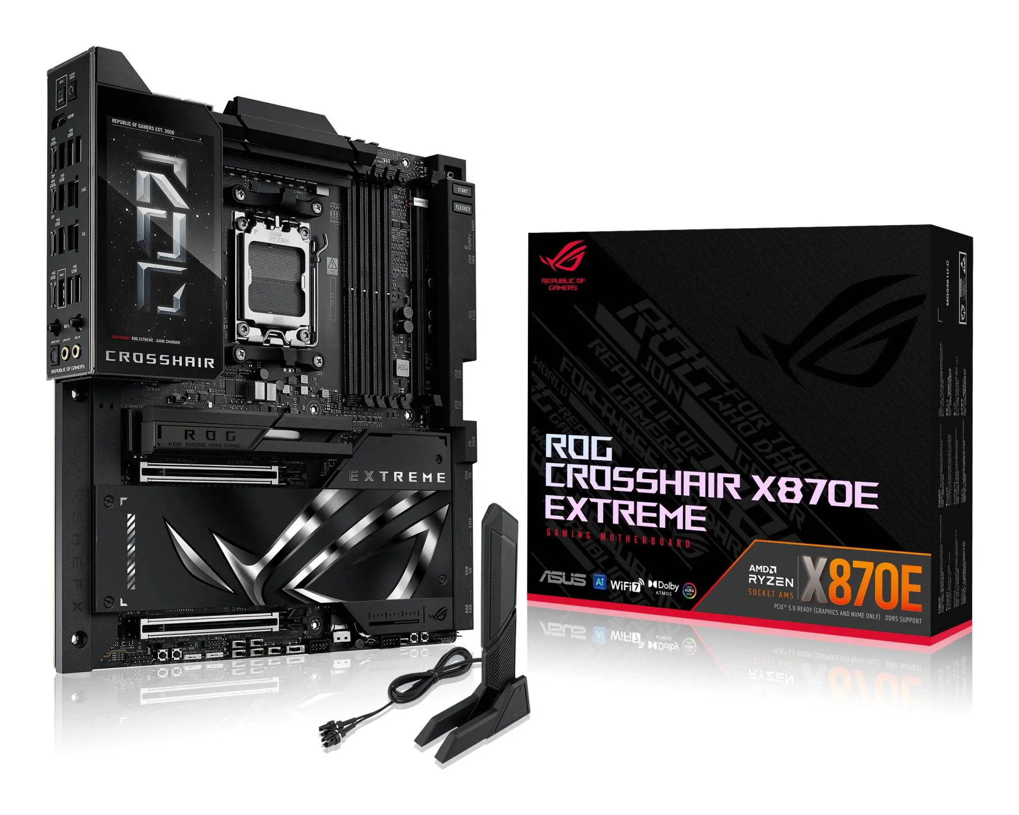 Mainboard|ASUS|AMD X870E|SAM5|EATX|Memory DDR5|Memory slots 4|CROSSHAIRX870EEXTREME