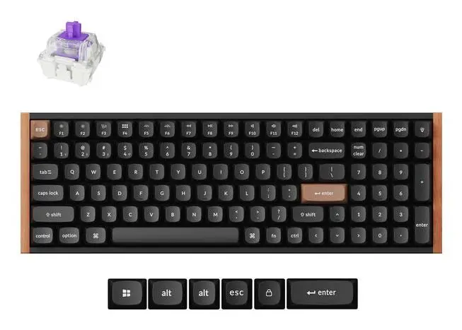 KEYBOARD WRL K4 HE SPECIAL ED/BLACK K4H-F1 KEYCHRON